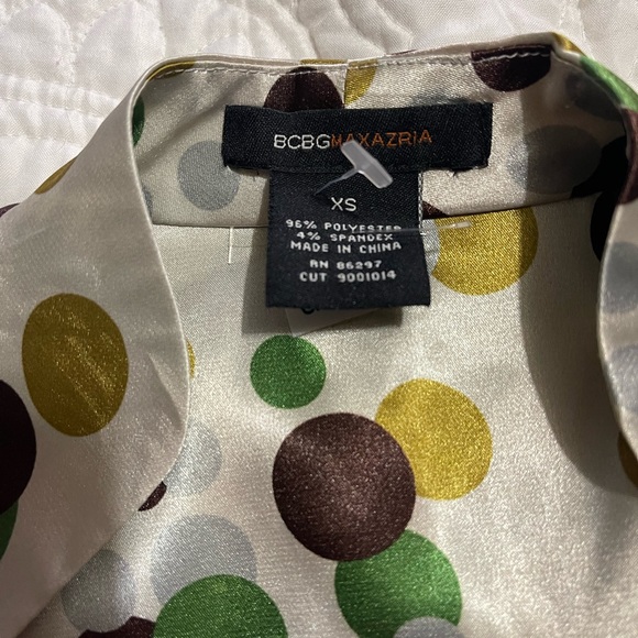 NWOT BCBG XS Womens blouse .. Smoke free home - Picture 4 of 4